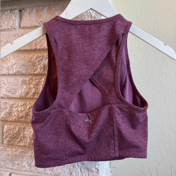 JoyLab Women's Heathered Purple Tank Top / Sports Bra - Picture 2 of 4